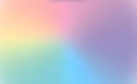 Abstract Holographic Rainbow Gradient Background with Soft Pastel Colors Stock Illustration