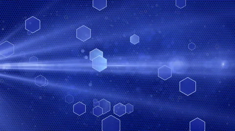 Abstract Honeycomb background blue Stock Footage 67813590