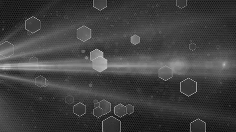 Abstract Honeycomb background colorless Video stock 67813922