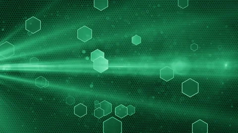 Abstract Honeycomb background green Stock Footage 67817590