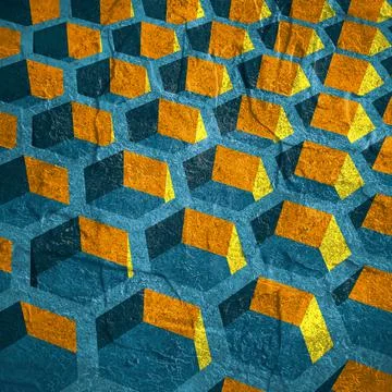 Abstract honeycomb background Stock Illustration