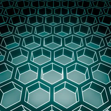 Abstract honeycomb background Stock Illustration