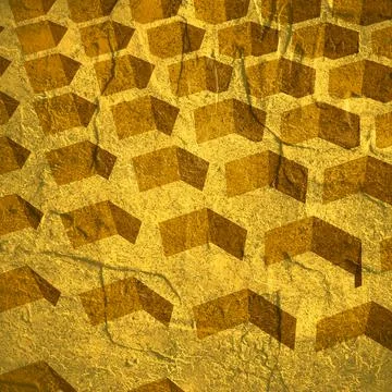 Abstract honeycomb background Ilustración de archivo
