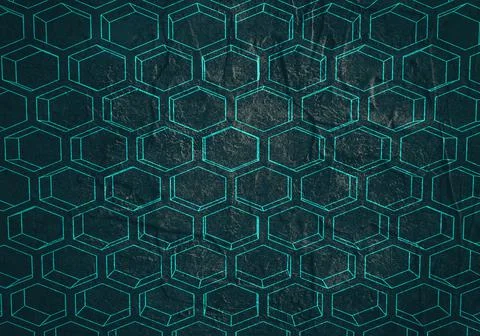 Abstract honeycomb background Stock Illustration