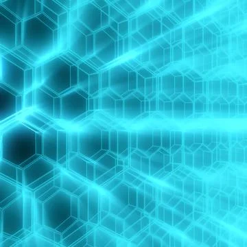 Abstract honeycomb background Ilustración de archivo