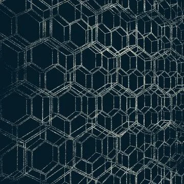 Abstract honeycomb background Ilustración de archivo