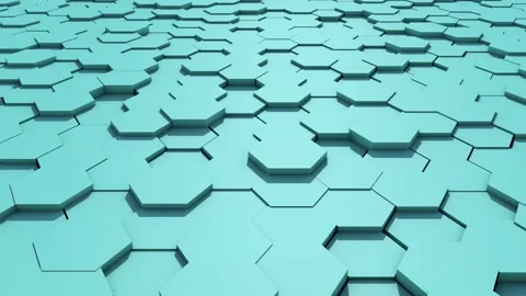 Abstract Honeycomb Background Loop. Stock Footage 142763583