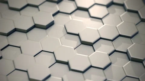 Abstract Honeycomb Background wide angle Stock Footage 111615724