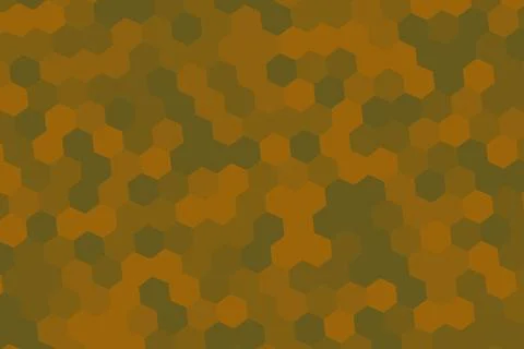 Abstract honeycomb pattern with green and orange shades Foto stock
