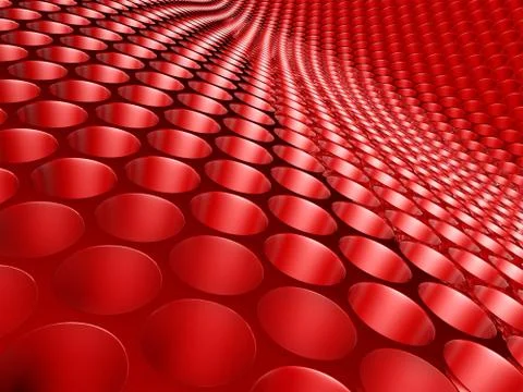 Abstract honeycomb red Stock Illustration
