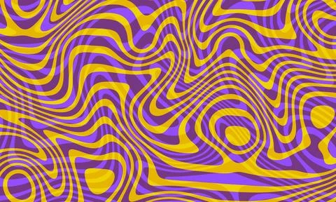 Abstract horizontal background with colorful waves. Trendy vector illustratio Illustrazione stock