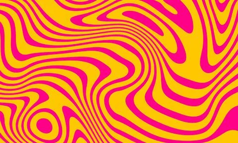 Abstract horizontal background with colorful waves. Trendy vector illustratio Illustrazione stock