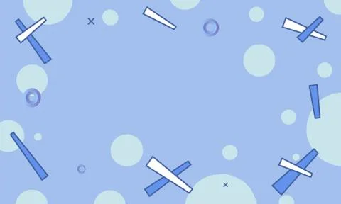 Abstract horizontal background with decorative elements. Geometric temlate .  Stock Illustration