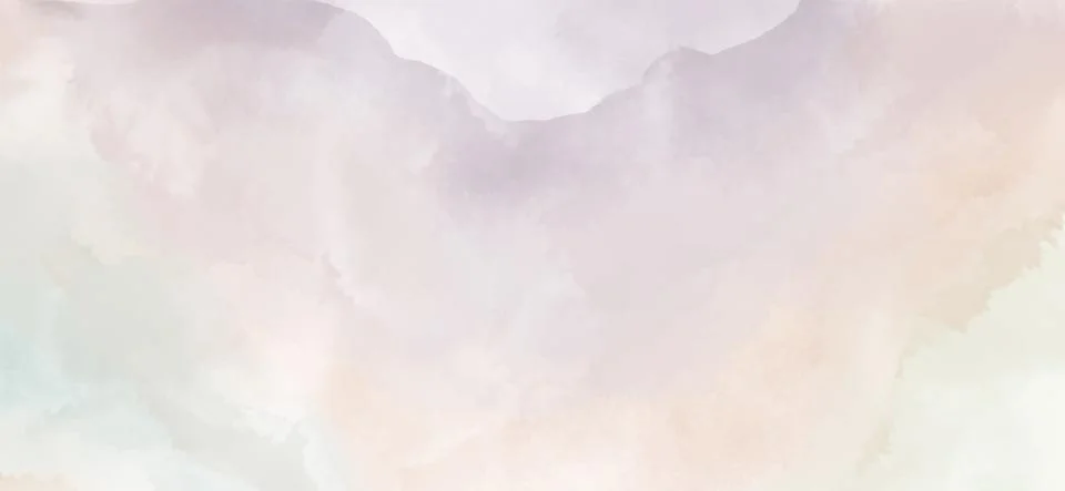 Abstract horizontal background designed with earth tone watercolor stains Stockillustratie
