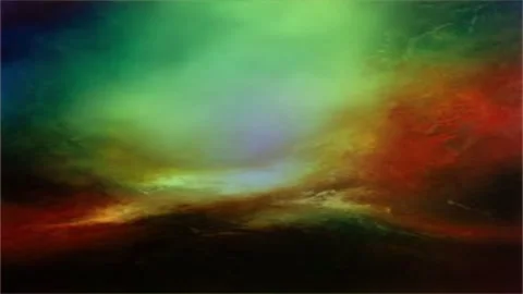 Abstract horizontal color motion with smooth blur, glowing gradient flow and dyn Stock Footage 296863097