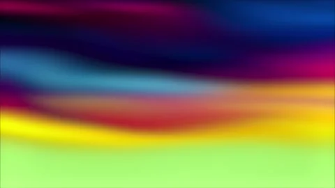 Abstract horizontal colorful gradient with soft motion blur, glowing light flow  Vidéo 296881696