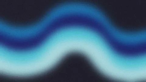 Abstract Horizontal Flow with Light to Dark Transition on Black Background 库存插图