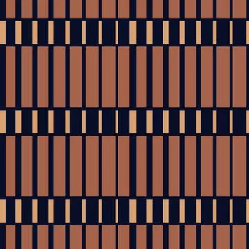 Abstract horizontal geometric pattern Stock Illustration