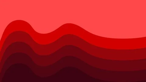 Abstract Horizontal Gradient Bands in Deep Shades on Light Background Иллюстрация