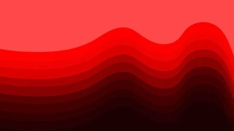 Abstract Horizontal Gradient Bands with Smooth Flow and Depth on Light Back.. Stock Illustration