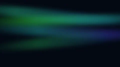 Abstract horizontal gradient light streak in shades of green and blue Video stock 335117180