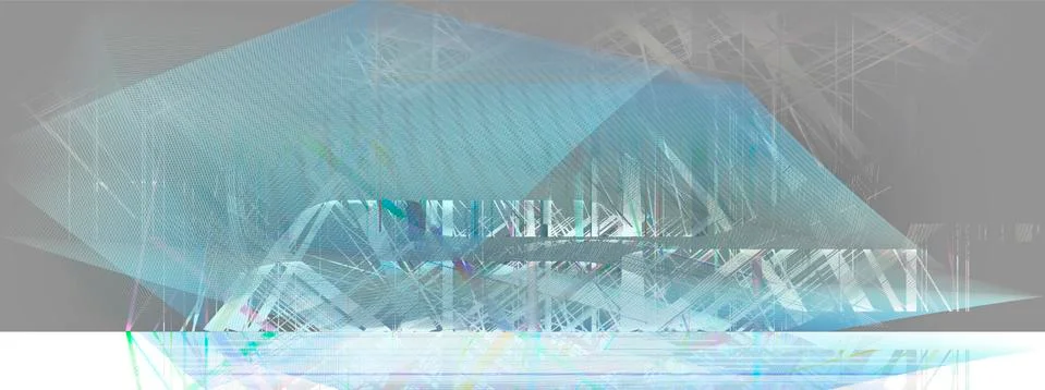 Abstract horizontal grid background Stock Illustration