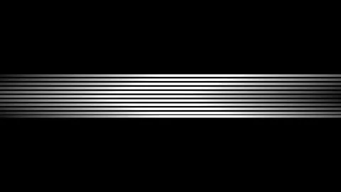 Abstract horizontal light lines background. Glowing white stripes on a blac.. Stock Illustration