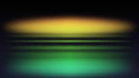 Abstract horizontal light streaks with a vibrant gradient on a dark background Video stock 335118183