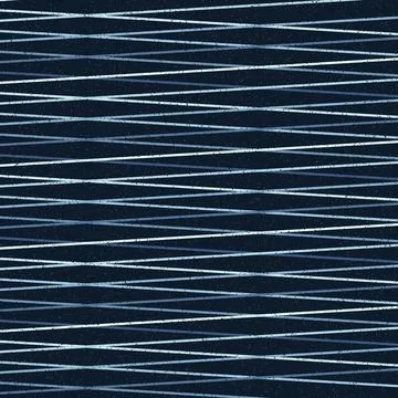 Abstract horizontal lines pattern on black background illustration Stock Illustration