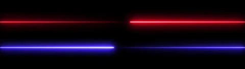 Abstract horizontal neon laser lines flickering on black background animation Stock Footage 334906313