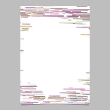 Abstract horizontal rounded stripe background page border template イラスト素材