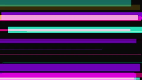 Abstract horizontal stripes of green, yellow, pink, and brown with a grainy.. Video stock 335442204