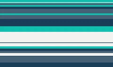 Abstract horizontal stripes in teal, grey, and white.  Modern, minimalist des Stock Illustration