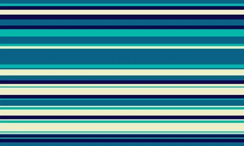Abstract horizontal stripes in teal, navy, and cream.  Perfect for background Stock Illustration