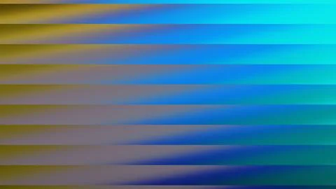 Abstract horizontal stripes transition from warm gold to cool blue and teal.. Stock Illustration