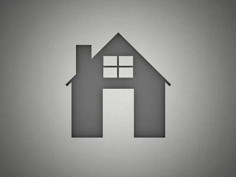 Abstract house concept on dark Stock Illustration