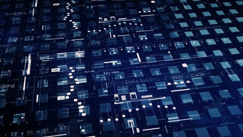 Abstract HUD 3D technological background. Stock Footage 157868180