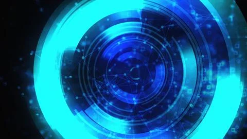 Abstract HUD background Stock Illustration