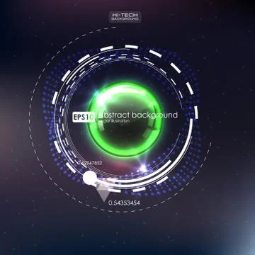 Abstract HUD background. Set of elements that can be used for Motion Design the 스톡 일러스트