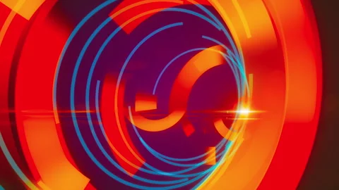 Abstract HUD interface Stock Footage 312811571