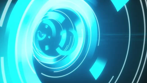 Abstract HUD interface Stock Footage 312811583