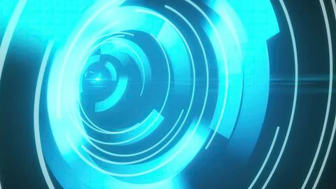 Abstract HUD interface 库存插图