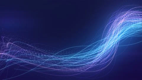 The abstract hud lines from particles Stock-Footage 112586728