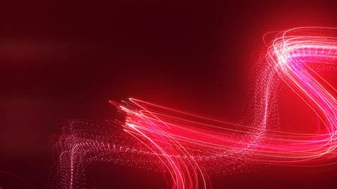 The abstract hud lines from particles Stock Footage 112586748