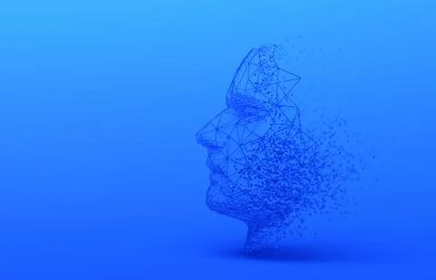 Abstract Human Face Stock-Illustration