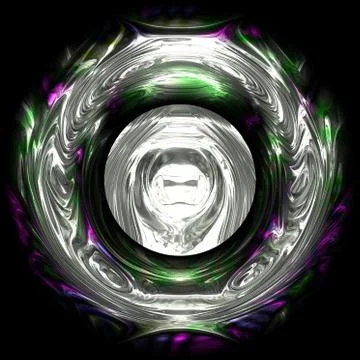 Abstract hyper glass ball texture Stock Illustration