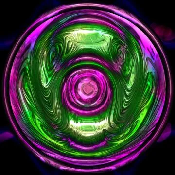 Abstract hyper glass ball texture Stock Illustration