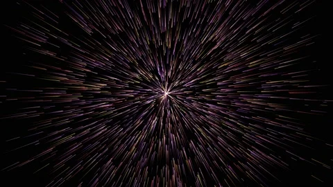 Abstract hyper Jump into Another Galaxy. Creative Cosmic Background. Speed of Video stock 235946429