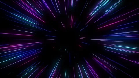 Abstract Hyper Jump into Another Galaxy. Creative Cosmic Background. Speed of Video stock 279106044