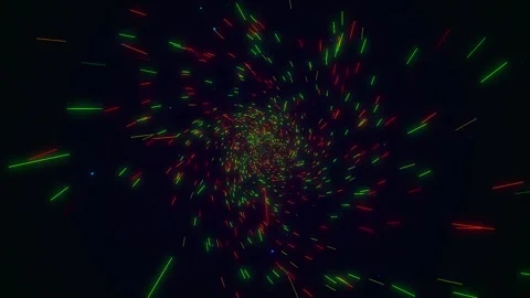 Abstract Hyper Jump into Another Galaxy. Creative Cosmic Background. Speed .. Stock Footage 332884930